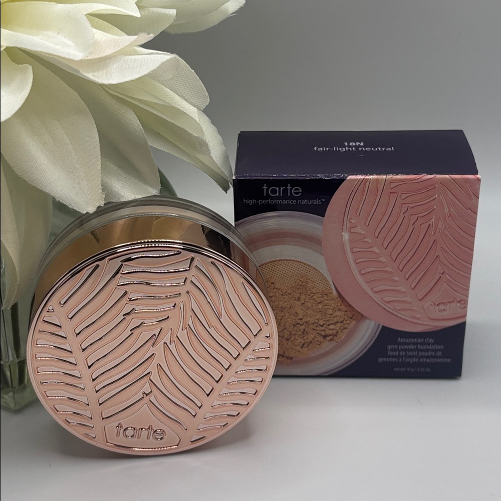 tarte Amazonian clay gem powder foundation ~ 18N Fair-Light Neutral - Picture 3 of 5